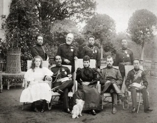 Koninklijke families van Rusland en Siam, 1896